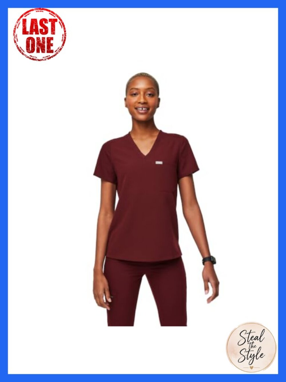 Figs Catarina One-Pocket Scrub Top Womens XXS Medical Uniform V-Neck Soft